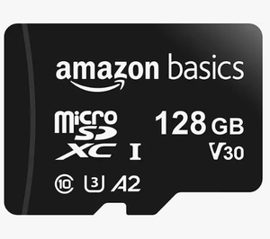 lot 10184 image: Amazon Basics microSD 128GB V30 XC I Card with Adapter