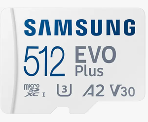 lot 10188 image: Samsung 512GB microSD Evo select XC I A2 V30