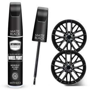lot 1003 image: Jietamaseo Matte Black Rim Touch Up Paint Wheel Repair Kit