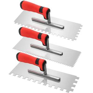 lot 1118 image: 3-Piece Stainless Steel Concrete Trowel Set
