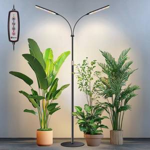 lot 1153 image: Kullsinss Tall Grow Light for Indoor Plants with Stand 2-Head 114 LED