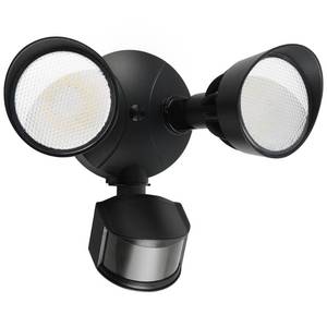 lot 1160 image: ShineSeed LED Flood Light 45W 5500LM PIR Motion Sensor Outdoor Dual Head