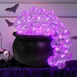 lot 1223 image: Oriental Cherry Halloween Bubbling Cauldron Set 10H x 7D with Remote