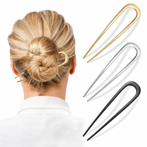 lot 2641 image: Vigorpace 3 PCS French Hair Pins for Women Gold Hair Accessories
