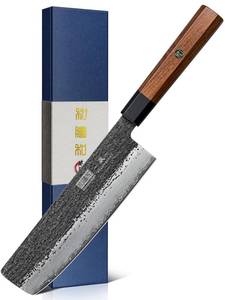 lot 2646 image: HOSHANHO Nakiri Knife 7 Inch Meat Vegetable Cleaver Knife