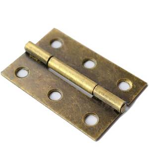 lot 2662 image: Mikadolly Antique Bronze Folding Hinges 10 Pcs with Screws 3 x 1-34 Inch