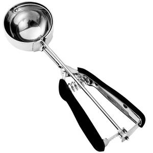 lot 2691 image: HOMURE H Cookie Scoop 4 oz 8 Tablespoon #8 Stainless Steel Trigger