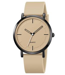 lot 2704 image: BESTKANG Unisex Analog Quartz Wrist Watch Silicone Strap 1.59 in Khaki