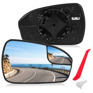 lot 2719 image: NOVORIX Heated Convex Side Mirror Glass Right 2013-2020 Ford Fusion
