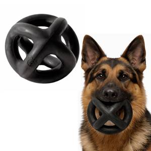lot 2733 image: Monster K9 Ring Ball Dog Toy Natural Rubber 5.5 In