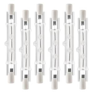 lot 2735 image: Jaenmsa R7S Halogen Bulbs 300W 120V 4.6in 2700K 6 Pcs