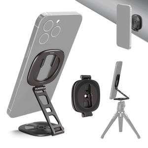lot 2760 image: NEEWER Dual Magnetic Phone Ring Holder 14 Screw Tripod Mount PA095
