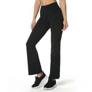 lot 2768 image: Houmous Womens Bootcut Yoga Pants 35 Inch Inseam Tall Black X-Large