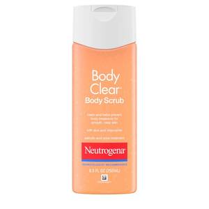 lot 2801 image: Neutrogena Body Clear Acne Body Wash & Exfoliating Scrub 8.5 fl oz