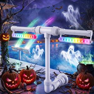 lot 5329 image: BITIWEND LED Pool Fountain with Remote Rechargeable Waterfall Spray