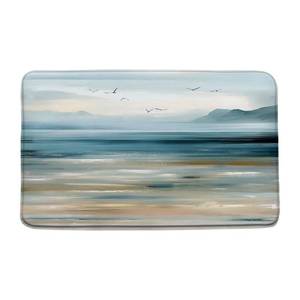 lot 5362 image: ZRUWUA Abstract Beach Bath Mat 17.8 x 29.5 Inch