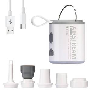 lot 6443 image: Yoocylii Portable Electric Air Pump 1600mAh USB-C 3-in-1