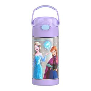 lot 6450 image: Thermos Funtainer Water Bottle with Straw 12oz Frozen 2