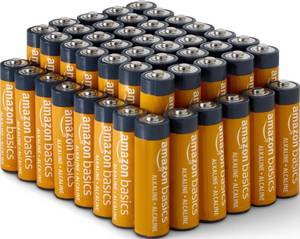 lot 6477 image: Amazon Basics AA Alkaline Batteries 1.5 Volt 48-Pack