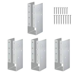 lot 6478 image: Gawicpy Concealed Stainless Steel Joist Hangers 2x6 with Screws