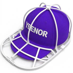 lot 6483 image: YEENOR Hat Washer Cage for Baseball Caps, Top-Load Washer & Dishwasher