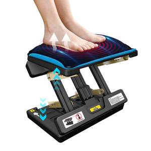 lot 7781 image: Arejonner Adjustable Foldable Under Desk Foot Rest, 80 lb Capacity, Yellow