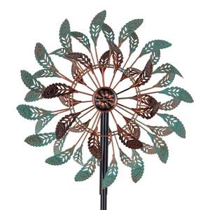 lot 7795 image: DREAMSOUL Wind Spinner 13 Inch Metal Kinetic Windmill Outdoor Garden Decor