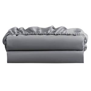 lot 7799 image: FreshCulture Fitted Sheet Twin XL 2 Pack Dark Grey