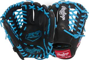 lot 8050 image: Rawlings R9 Youth Baseball Glove Contour Fit 11.5-Inch Modified Trap-Eze Web  Retail $149.99