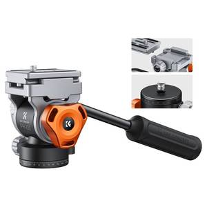 lot 8072 image: K&F Concept Fluid Tripod Head, Arca-Swiss Compatible, 11 lb Max Load, FH-03