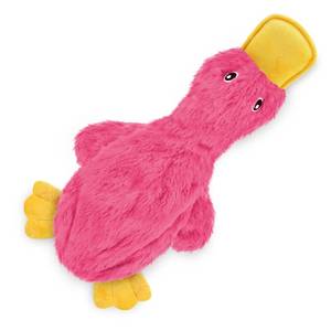 lot 8118 image: Best Pet Supplies Squeaky Crinkle Duck Dog Toy, Pink