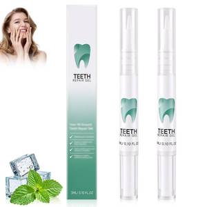 lot 8143 image: LustraBloom Teeth Repair Gel Whitening Essence Pen 2 Pcs