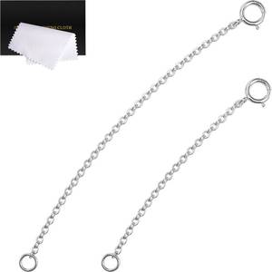 lot 8151 image: VANBARIS 925 Sterling Silver Necklace Extender Set 2 Piece 2 and 3 Inch
