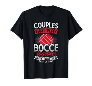 lot 8177 image: Bocce Nation Womens Couples Bocce Ball T-Shirt Lightweight Classic Fit M bot the (right color