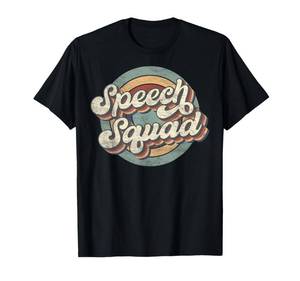 lot 8194 image: Speech Squad Speech Therapy Crew Hello Back To School Team T-Shirt