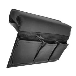 lot 8204 image: JECOMPRIS Leather Car Door Side Storage Pocket Black Armrest Pad