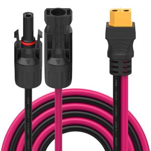 lot 8217 image: Magiclifee Solar Connector to XT60 Extension Cable 12AWG 1.64ft Parallel