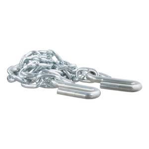 lot 8219 image: CURT 80010 Trailer Safety Chain 48-Inch 2,000 lbs Break Strength