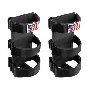 lot 8223 image: Ohleats Roll Bar Fire Extinguisher Holder American Flag Pattern Black 2-Piece