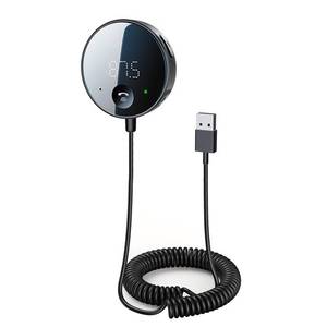 lot 8235 image: Eppfun Bluetooth 5.0 FM Transmitter for Car with AUX Adapter