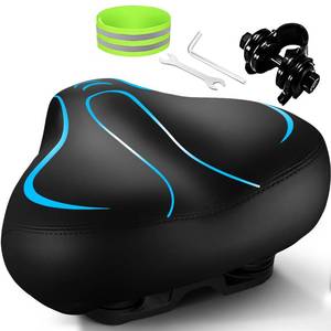 lot 9920 image: Roguoo Bike Seat, Short Nose Most Comfortable Bicycle Seat, Breathable Moisture-Wicking Waterproof Bicycle Saddle for Men Women-Bicycle Seats Replacement for Most Bikes