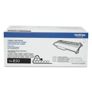 lot 9937 image: Brother Genuine High Yield Toner Cartridge, TN850, Replacement Black Toner, Page Yield Up to 8, 000 Pages, Amazon Dash Replenishment Cartridge
