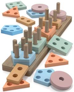 lot 10202 image: Zartores Montessori Toys for 1 2 Year Old Boys Girls Gifts, Toddler Toys