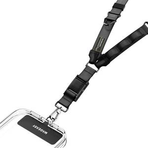 lot 10215 image: MAGEASY 20mm FidLock Mono Crossbody Utility Strap- Adjustable Crossbody Phone Lanyard with Magnetic Quick Release Buckle, Universal Durable Strap for iPhone 16 Pro Max & Most Smartphones - Black