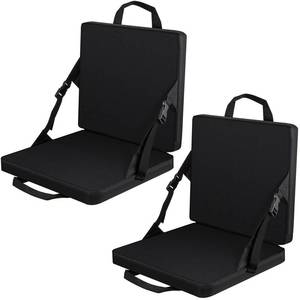 lot 13486 image: Juexica Stadium Seat Cushions for Bleachers, 2 Pack, Foldable
