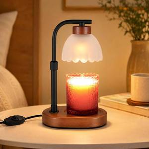 lot 13523 image: Copinpin Dimmable Candle Warmer Lamp Adjustable Height Electric Wax Warmer