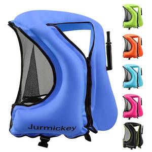 lot 13581 image: Jurmickey Inflatable Snorkel Vest for Adults Men & Women Swim Jacket
