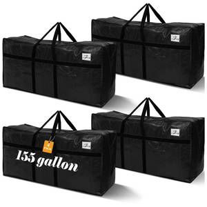 lot 13586 image: Windyun Moving Storage Bags 4 Pcs 155 Gallon Extra Large