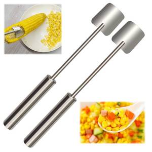 lot 14033 image: EIJ Corn Stripper Kernel Remover Stainless Steel Pack of 2