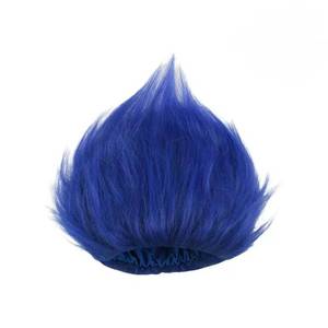 lot 14043 image: Qivastance Blue Headband Wig Adult Unisex Halloween Costume